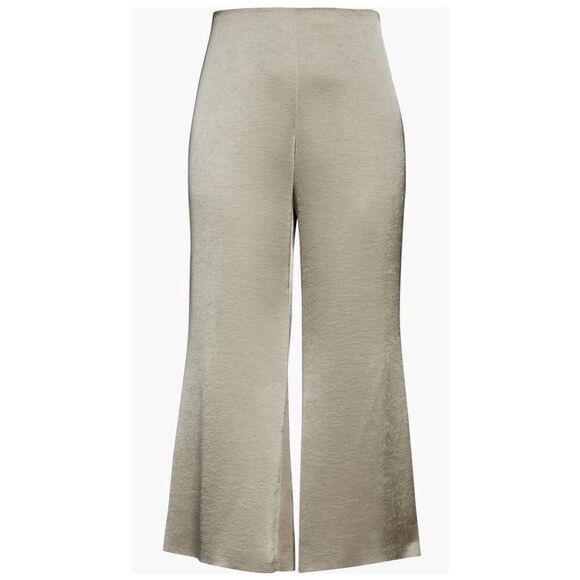 Vince Satin Wide Leg Pant in Oat Stone NWT Size 18 - Picture 1 of 11